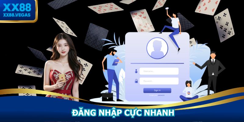 Khách hàng truy cập tài khoản cực đơn giản