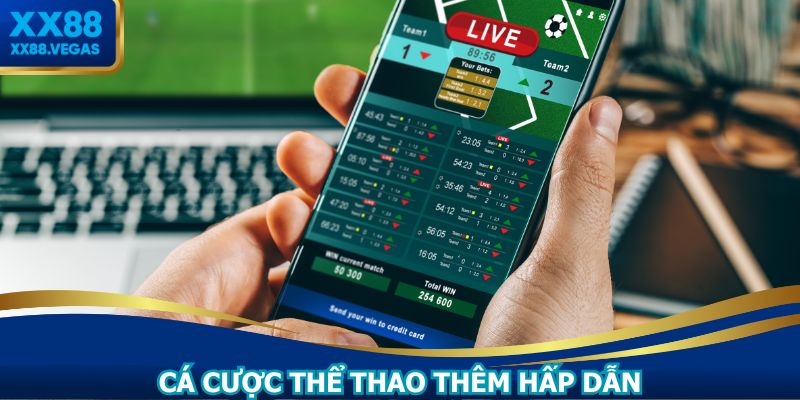 Nhà cái hiển thị nhiều kèo từ các bộ môn khác nhau