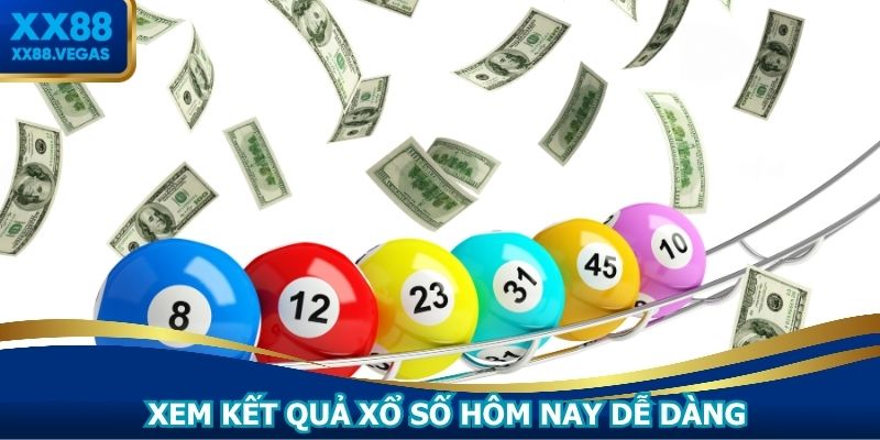Xem kết quả xổ số hôm nay dễ dàng chỉ với vài thao tác